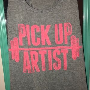 “Pick up artist” tank